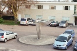 Aviator Aeriel View of Car Park